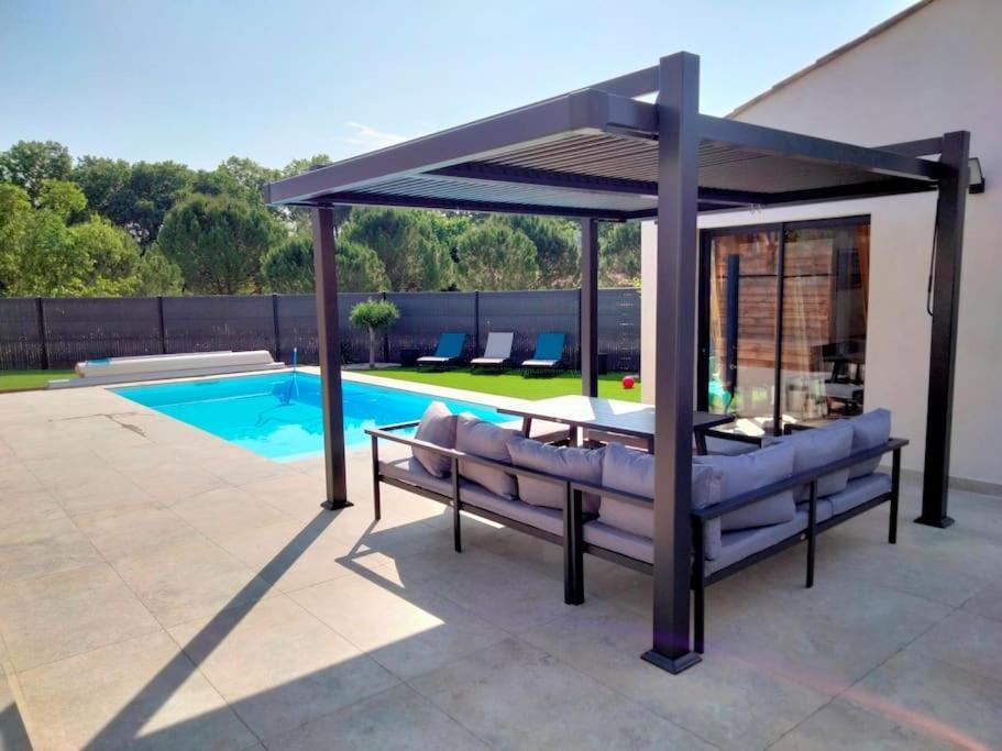 הוילה Cazilhac  Maison Climatisee Avec Piscine Chauffee מראה חיצוני תמונה